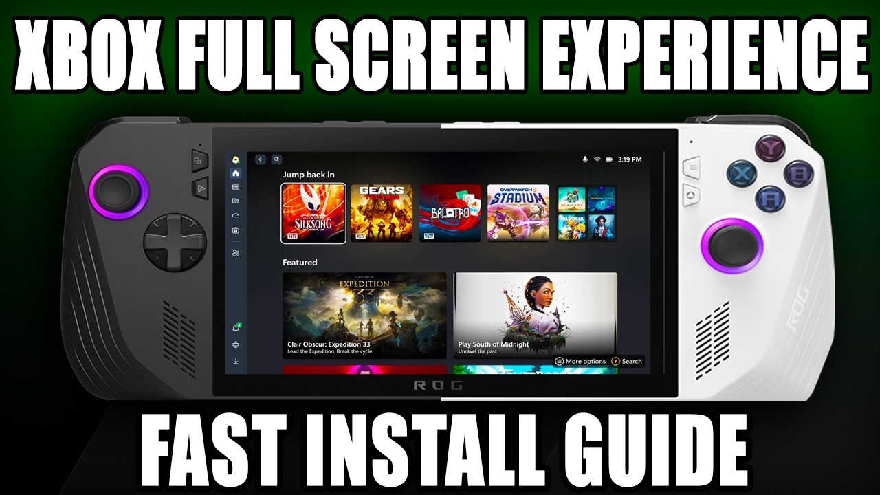 Xbox Full Screen Experience on ANY Handheld Device: Easy Setup Guide - YouTube