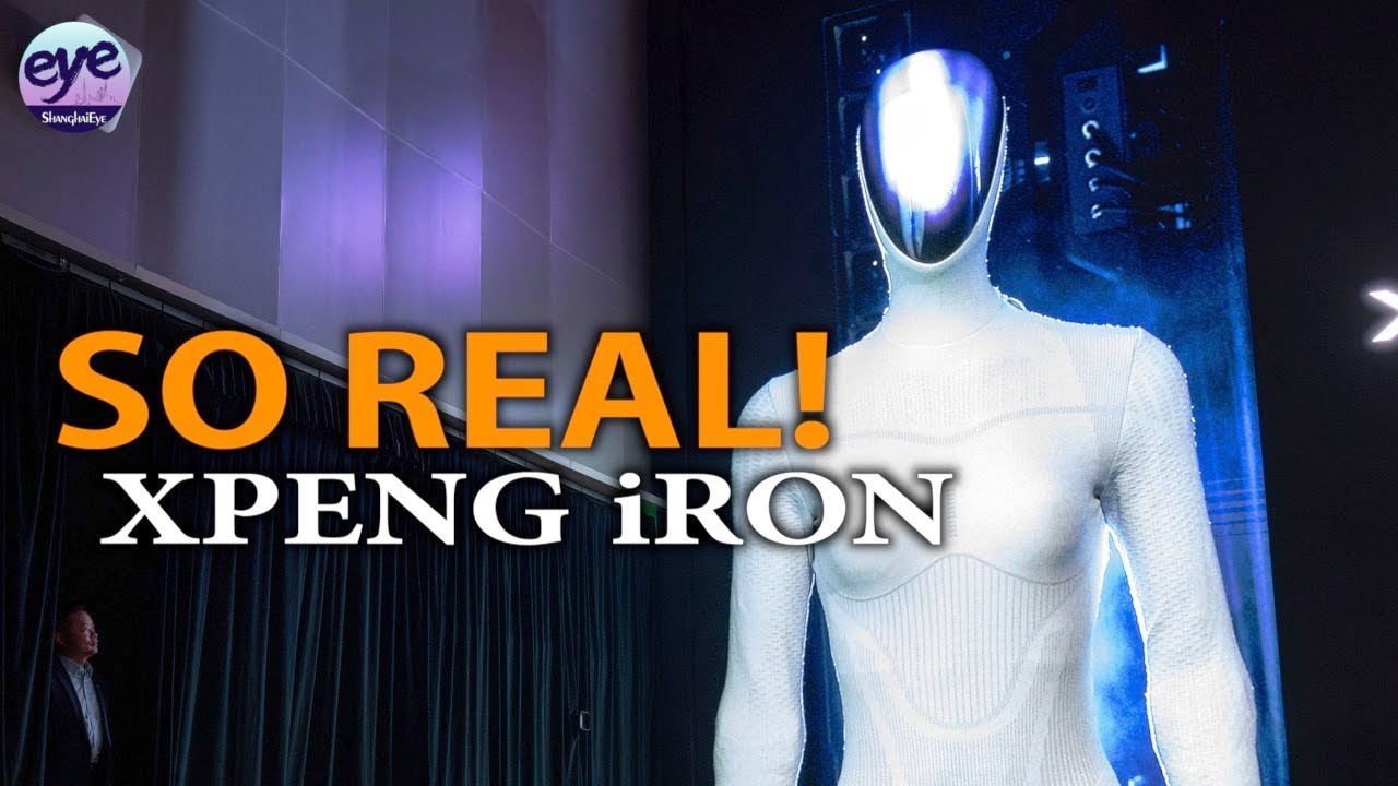 Chinese technology company XPeng presents the latest humanoid robot - YouTube