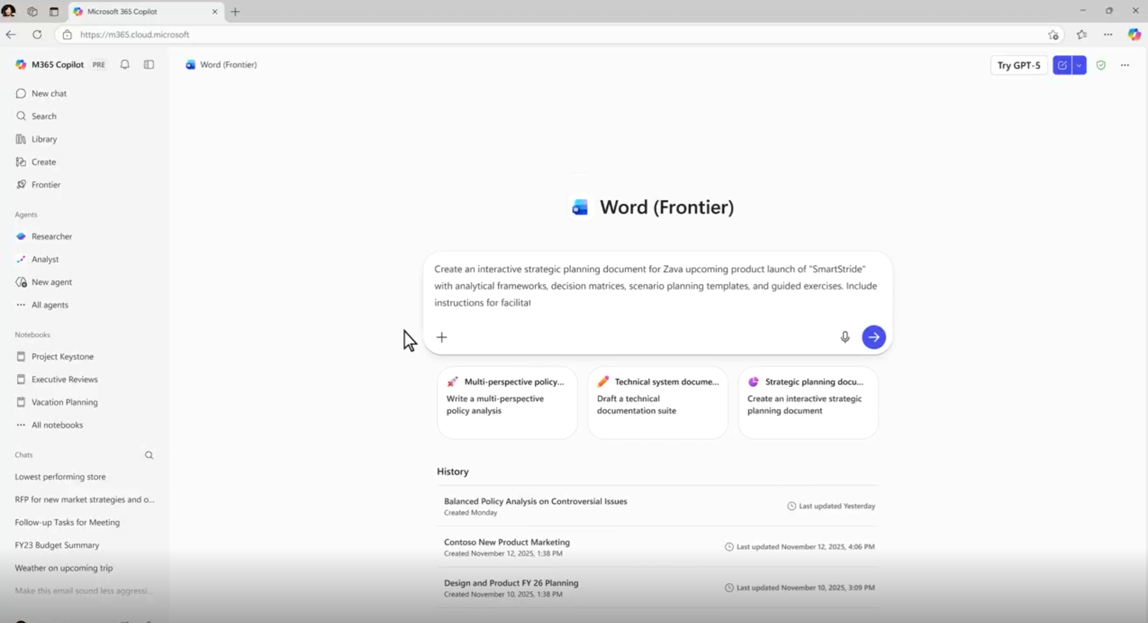 Microsoft Word Copilot Agent