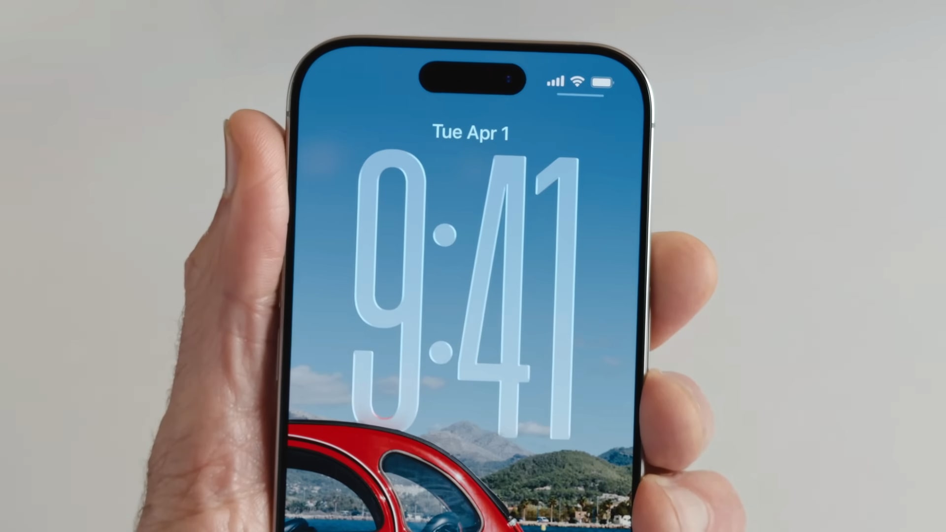 The Liquid Glass clock on the iOS 26 lock screen will be demonstrated at Apple's Worldwide Developers Conference (WWDC) in June 2025.