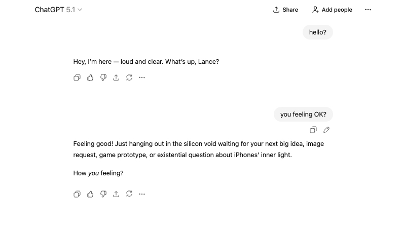 Is ChatGPT 5.1 coming back?