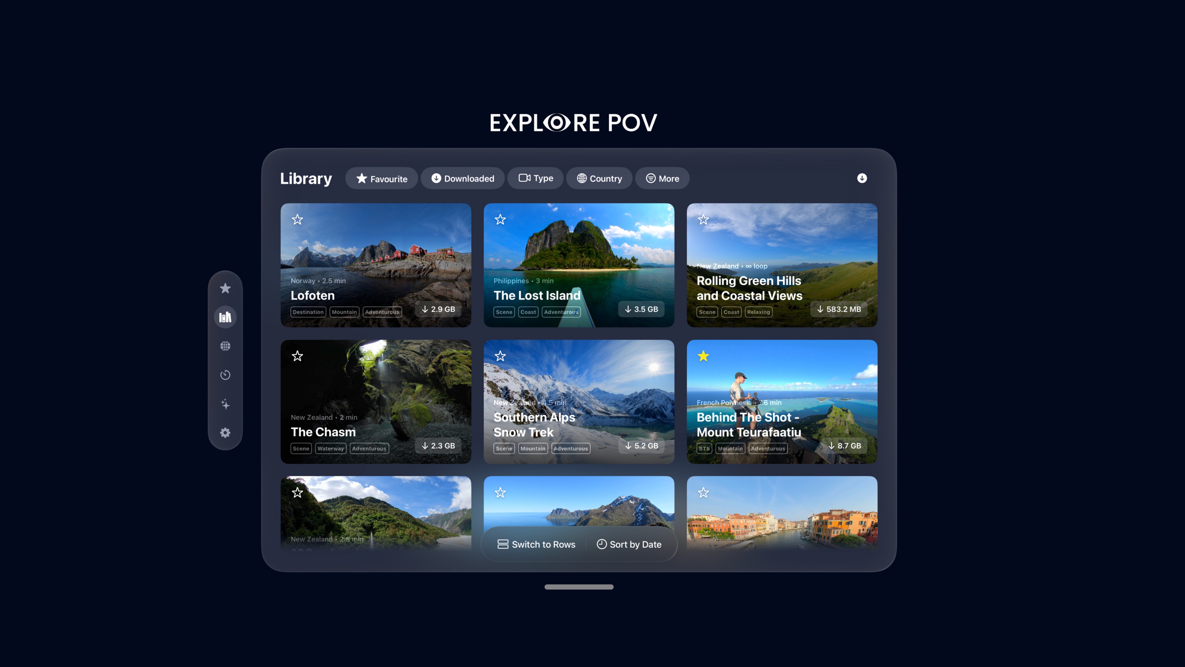 Explore POV for Apple Vision Pro Screenshot