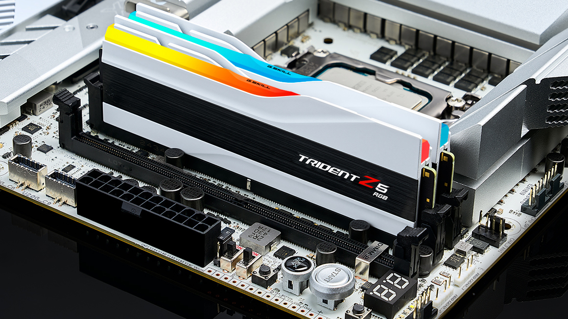 GSkill Trident Z5 RGB RAM on an Asus motherboard