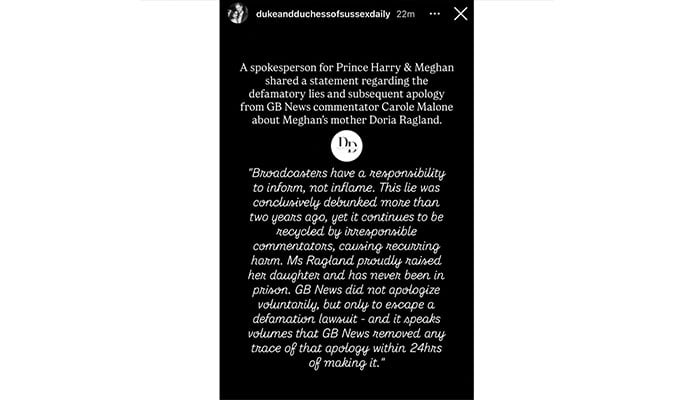 Sussex fury as old claim about Doria Ragland resurfaces