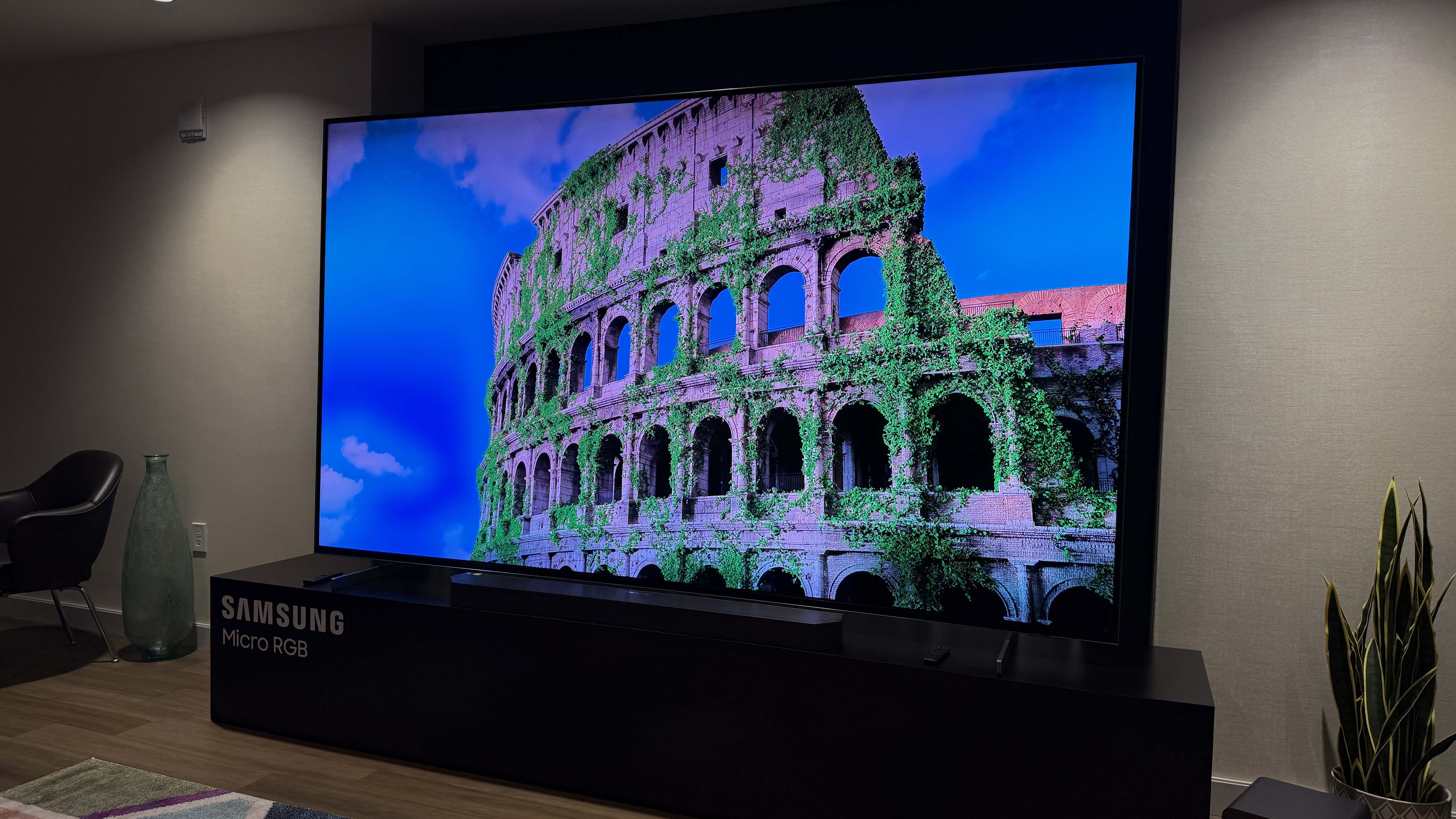 First look at the 115-inch Samsung micro-RGB TV
