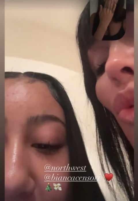 North, Kim Kardashian's daughter, reveals the close bond with her stepmother