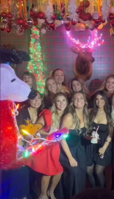 Taylor Swift Almost Goes Unnoticed in Chiefs WAG Group Photo