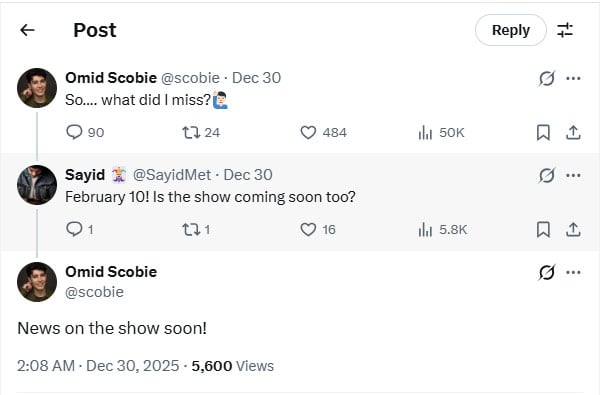 Omid Scobies returns hinting at Prince Harry and Meghan's big update: 'soon