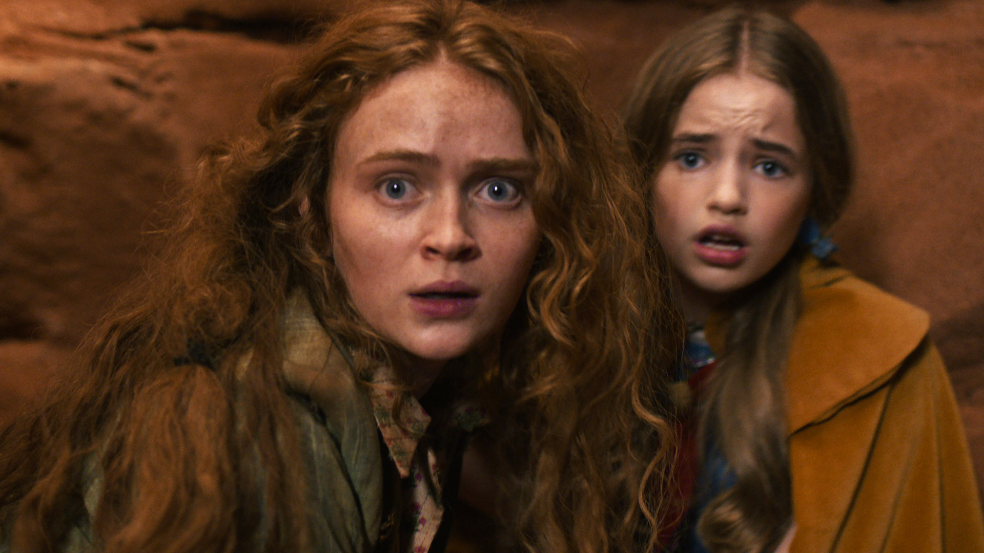 Max and Holly look worried in an episode of Stranger Things season 5, part 2