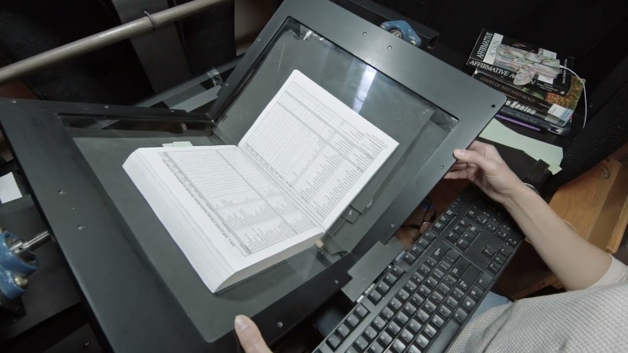 Eliza digitizing books on the Internet Archive - YouTube