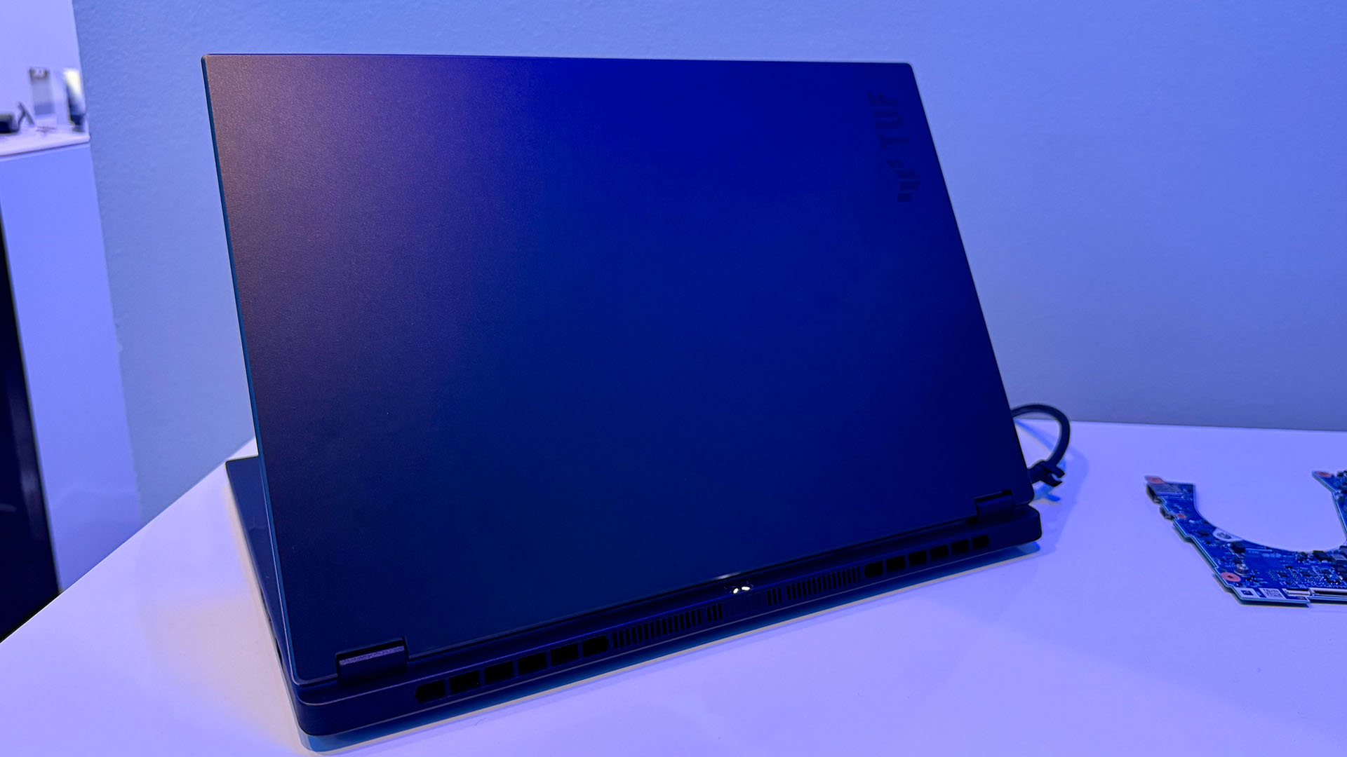 An Asus computer on display at CES 2026