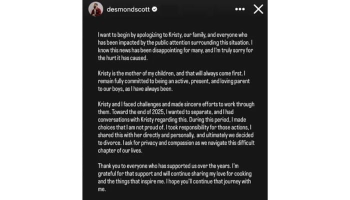 Did fans miss the signs? True story behind Kristy and Desmond Scott's divorce after 14 years of marriage