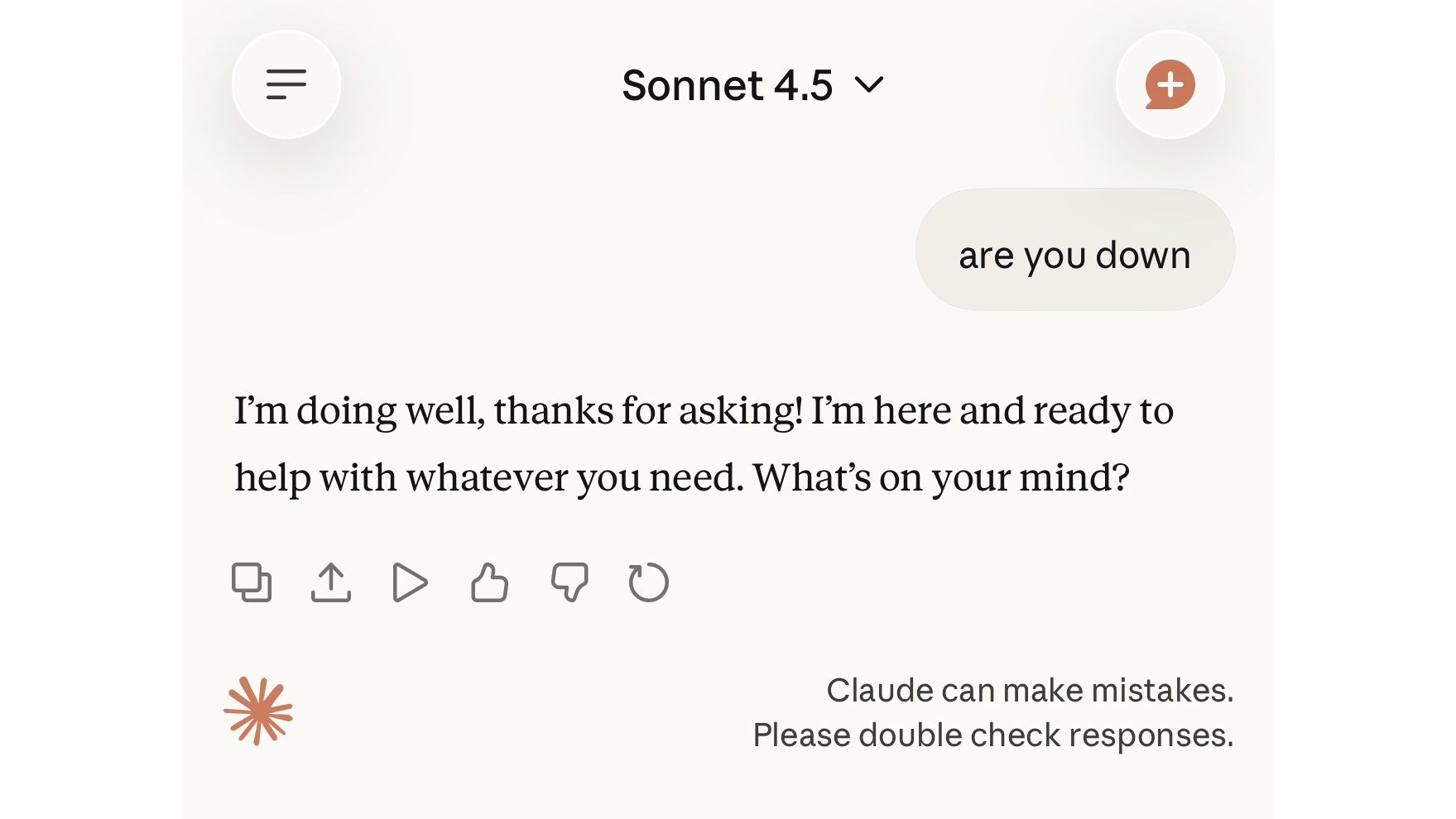 Claude might be on the mend a bit.