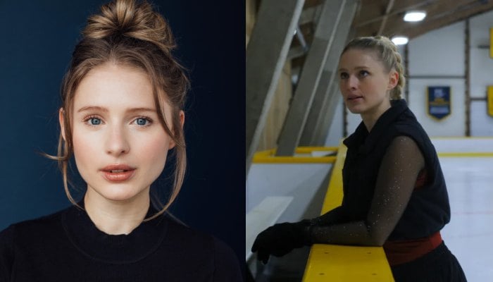 Alexandra Beaton as Elise Russo in the Netflix cast of 'Finding Her Edge'