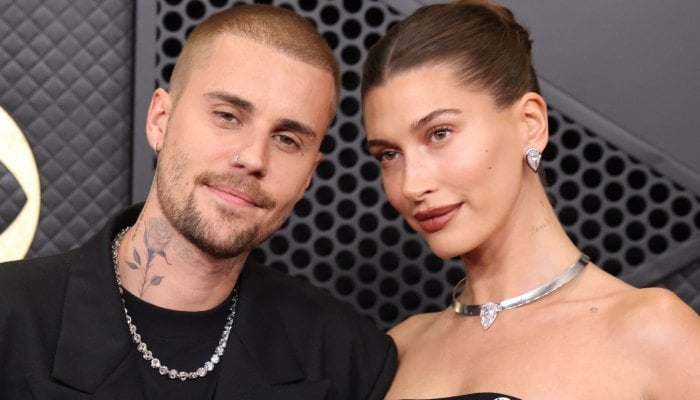 Hailey Bieber at the 2026 Grammys