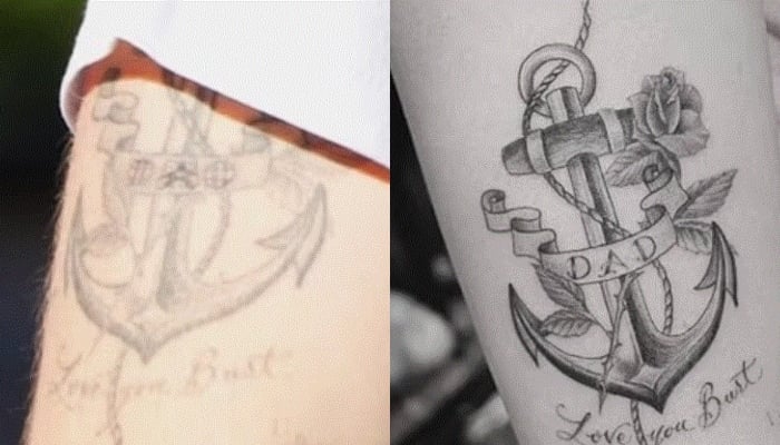 Brooklyn Beckham covers up his father's tattoo amid family fallout: images