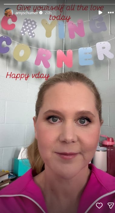 Amy Schumer preaches self-love on first Valentine's Day after divorce