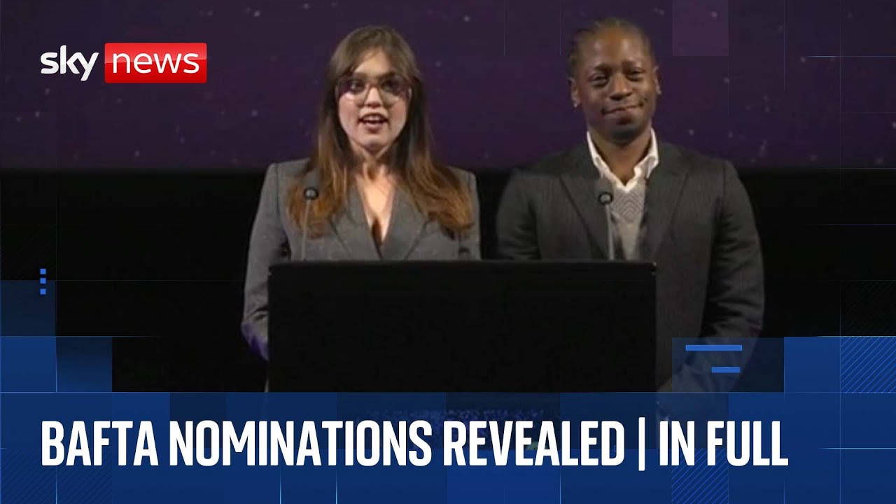 BAFTA 2026 nominations revealed | Aimee Lou Wood and David Jonsson Full Announcement - YouTube