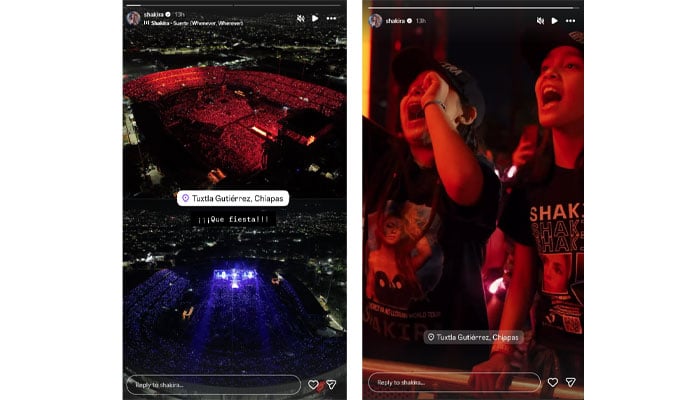 Shakira pays tribute to the Mexican state with an electrifying sold-out concert