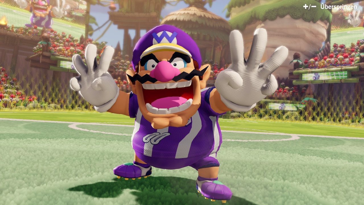 Wario in Mario Strikers