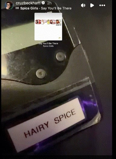 Cruz Beckham channels family legacy with a fun nod to the Spice Girls