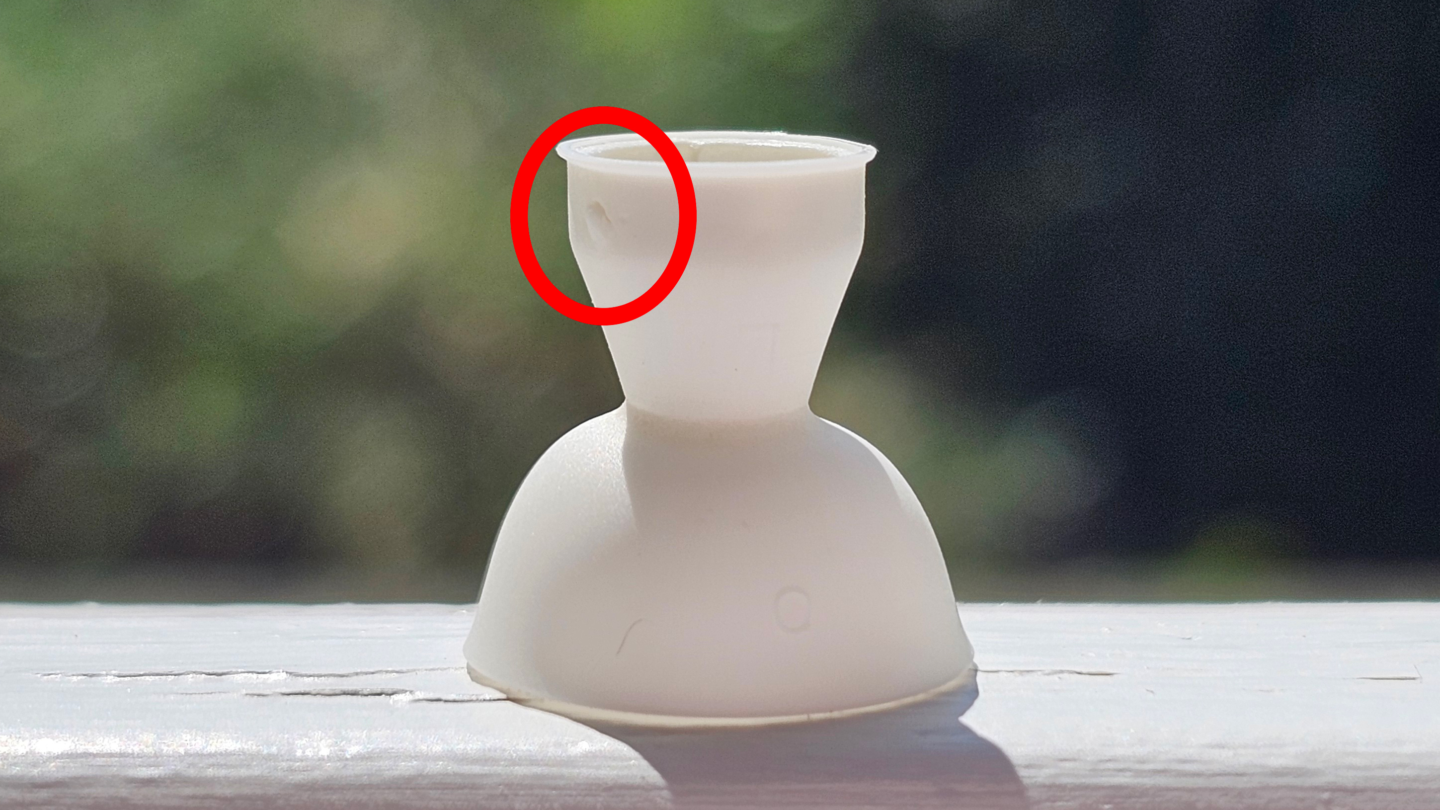 Samsung Buds 3 Pro tip, without a small piece