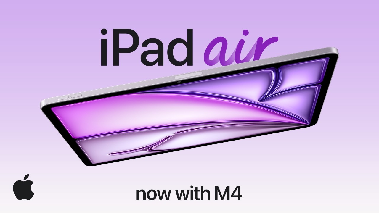 Introducing the iPad Air with M4 - YouTube