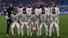 Iranian women's football team refuses to sing national anthem in silent protest at Asian Cup