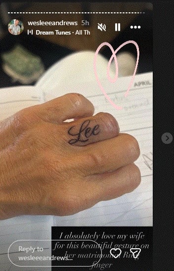 Lee Andrews Official Instagram Account