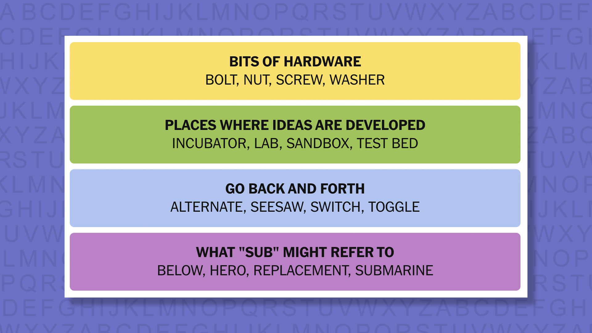 NYT Connections answers game 998 on a purple background