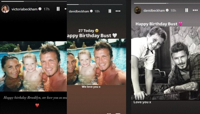 Official Instagram account of David and Victoria Beckham