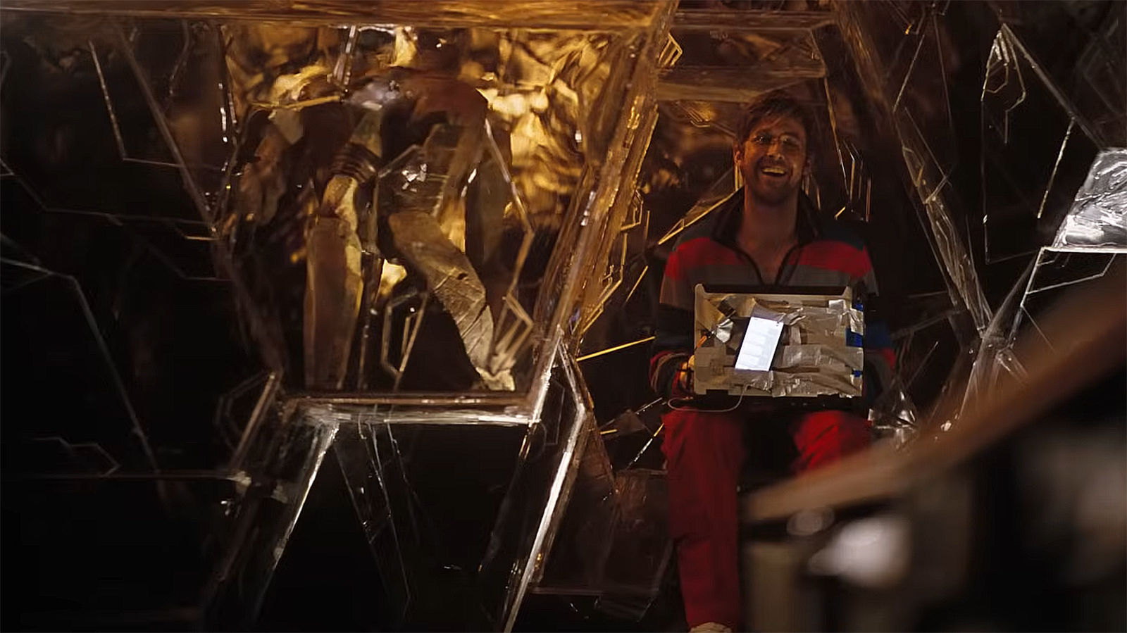 Rocky and Ryland Grace laughing at Project Hail Mary