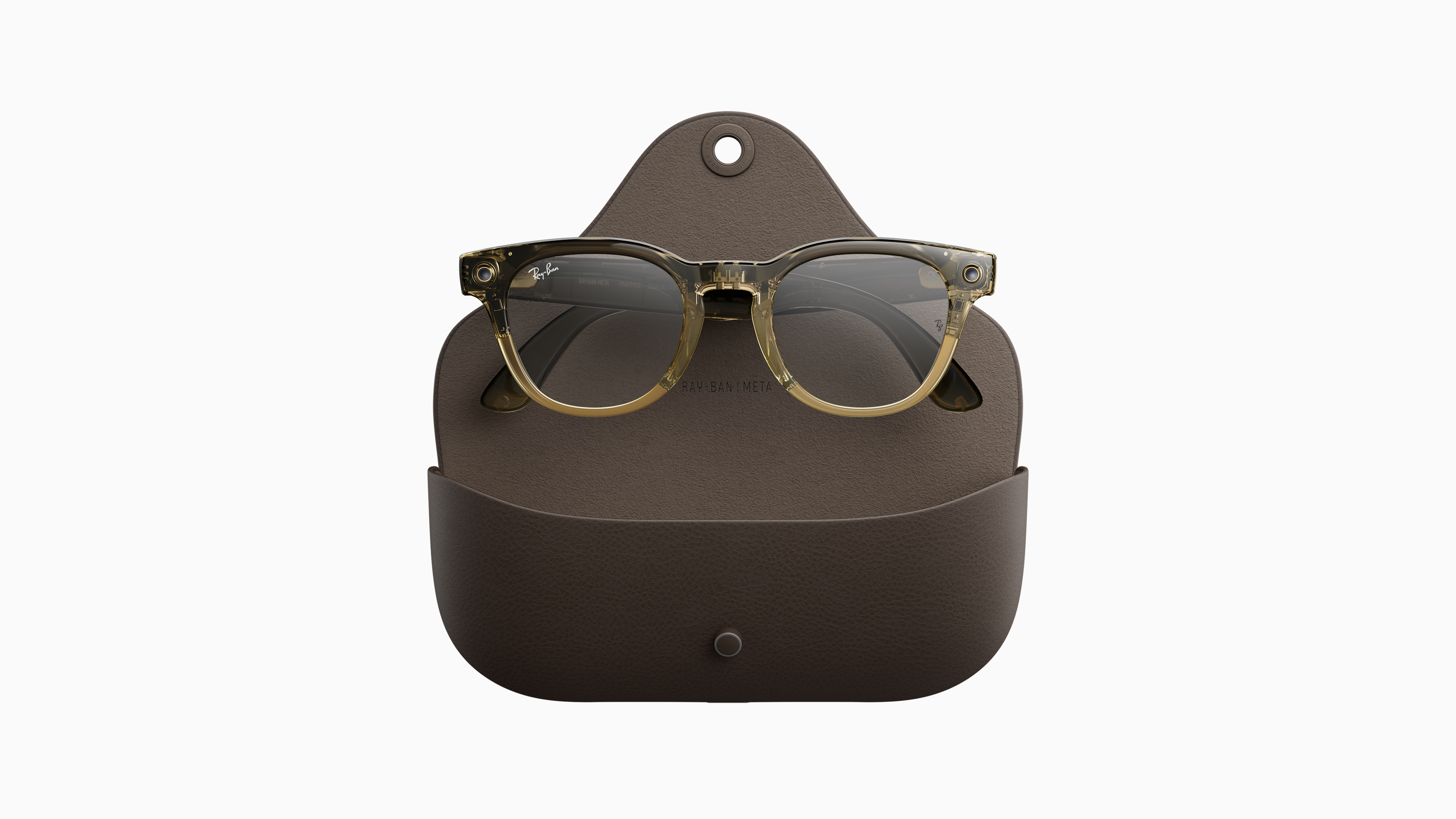 The new Meta Ray-Ban Blayzer glasses taken out of a case