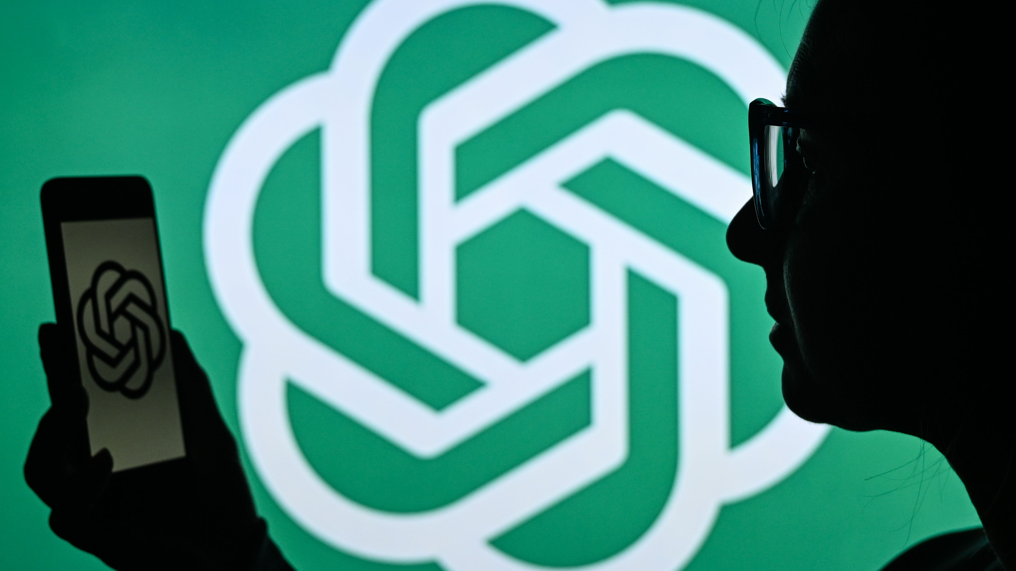 ChatGPT registration with the person in the foreground.