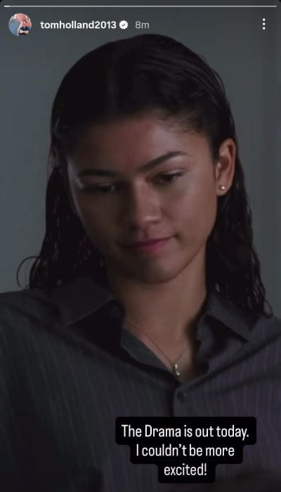 Tom Holland posts sweet message for Zendaya as The Drama hits theaters