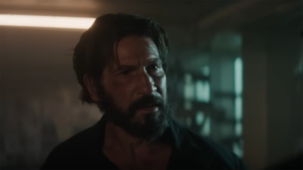 Frank Castle looking at Matt Murdock off camera in Daredevil: Born Again