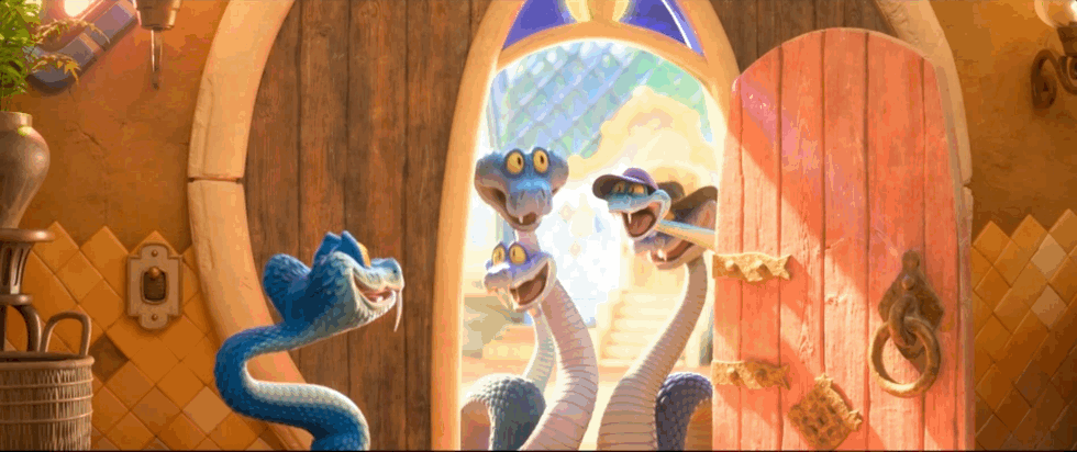 Animation of Gary the Snake, Zootopia 2