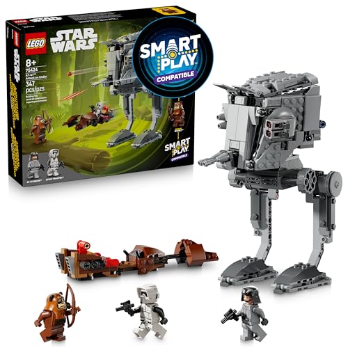 Lego Star Wars Smart Play: At-St Attack on Endor Kids Toy Building Set - Compatible Set with 2 Smart Tags and 3 Minifigures - Gift for Boys, Girls and Fans Ages 8 and Up - 75424