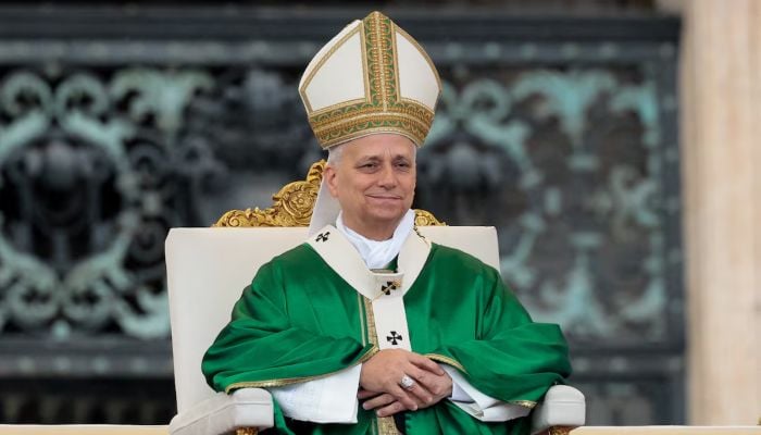 Pope Leo XIV leads the Mass for the Jubilee of the Missionary World and the Jubilee of Migrants in St. Peter's Square in the Vatican, on October 5, 2025. – Reuters