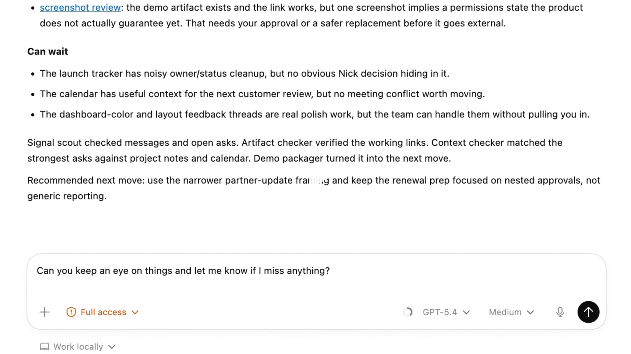 OpenAI Codex memory function