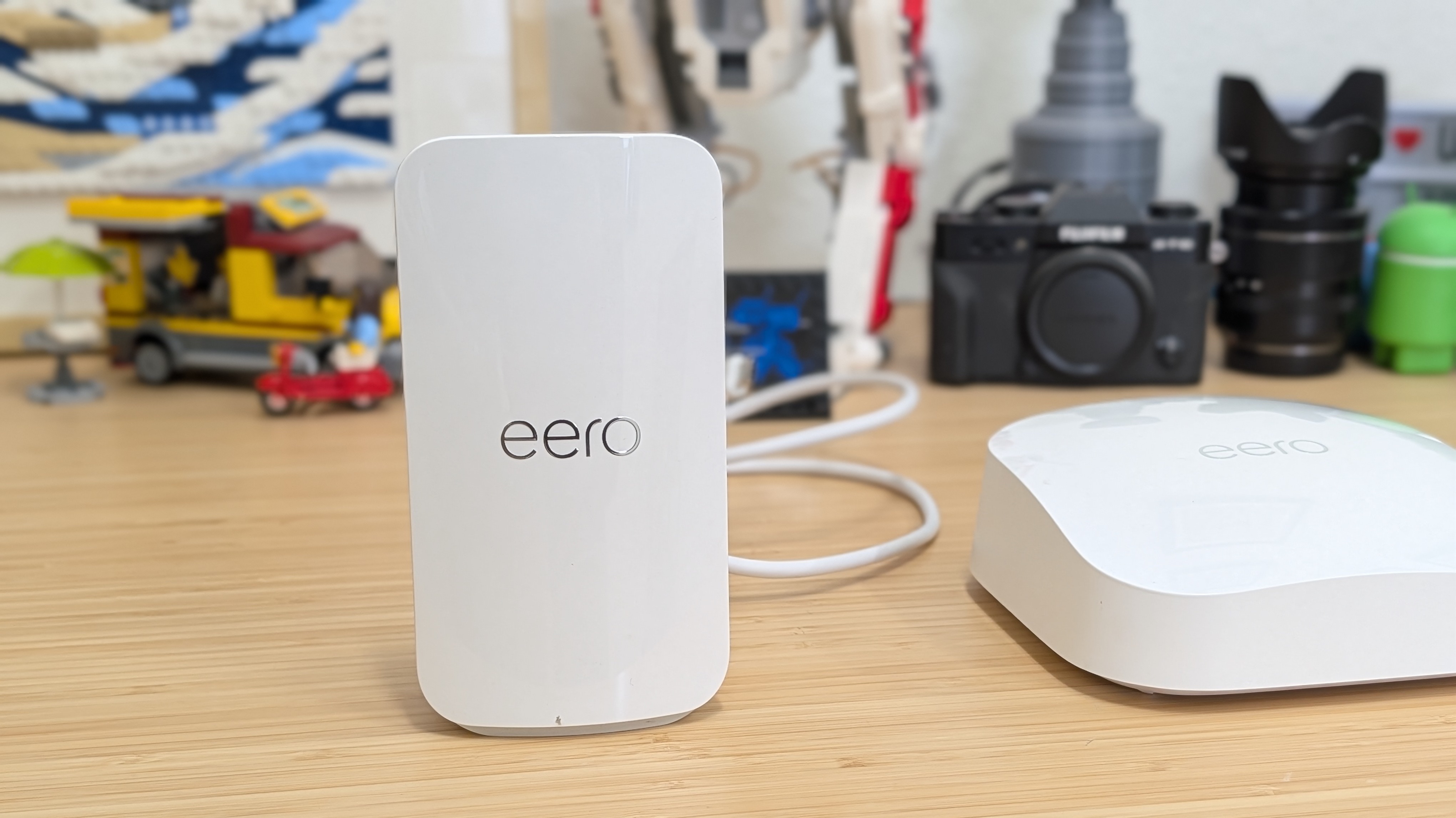 Eero sign on the table