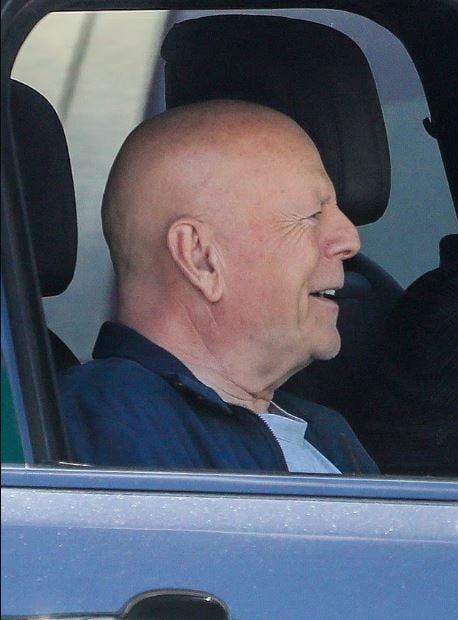 Bruce Willis smiles during rare outing in Los Angeles amid battle with dementia