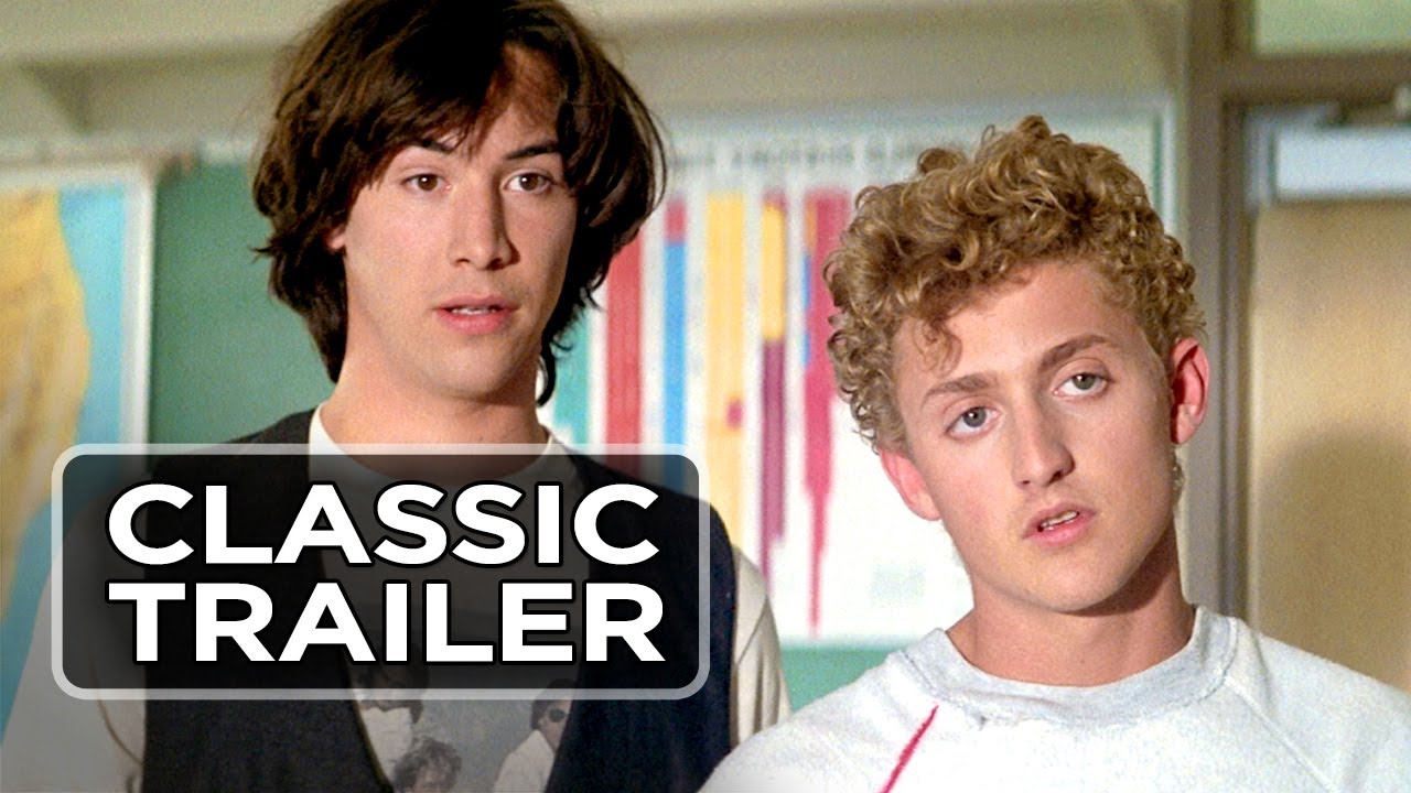 Bill and Ted's Excellent Adventure Official Trailer #1 - Keanu Reeves Movie (1989) HD - YouTube