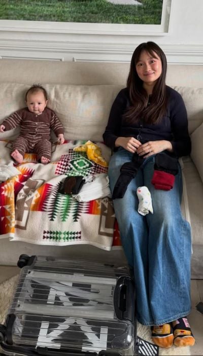 Ansel Elgort throws his rumored fiancee on her first Mother's Day