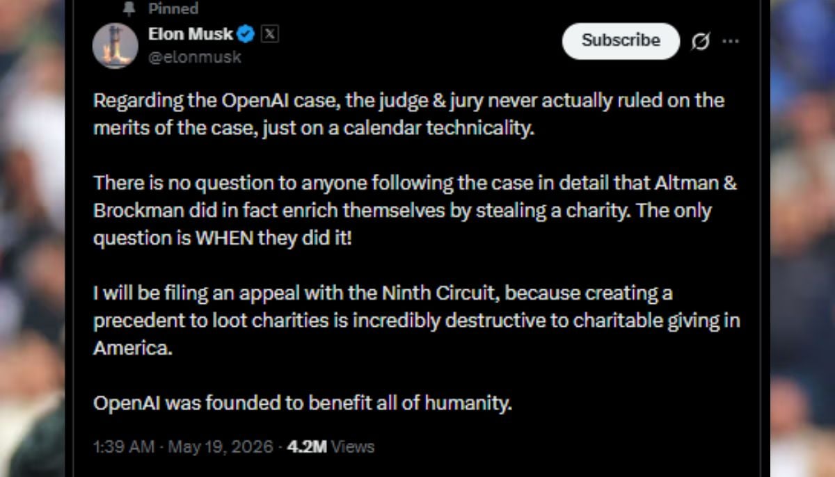 Elon Musk attacks the dismissal of the OpenAI lawsuit and promises to appeal