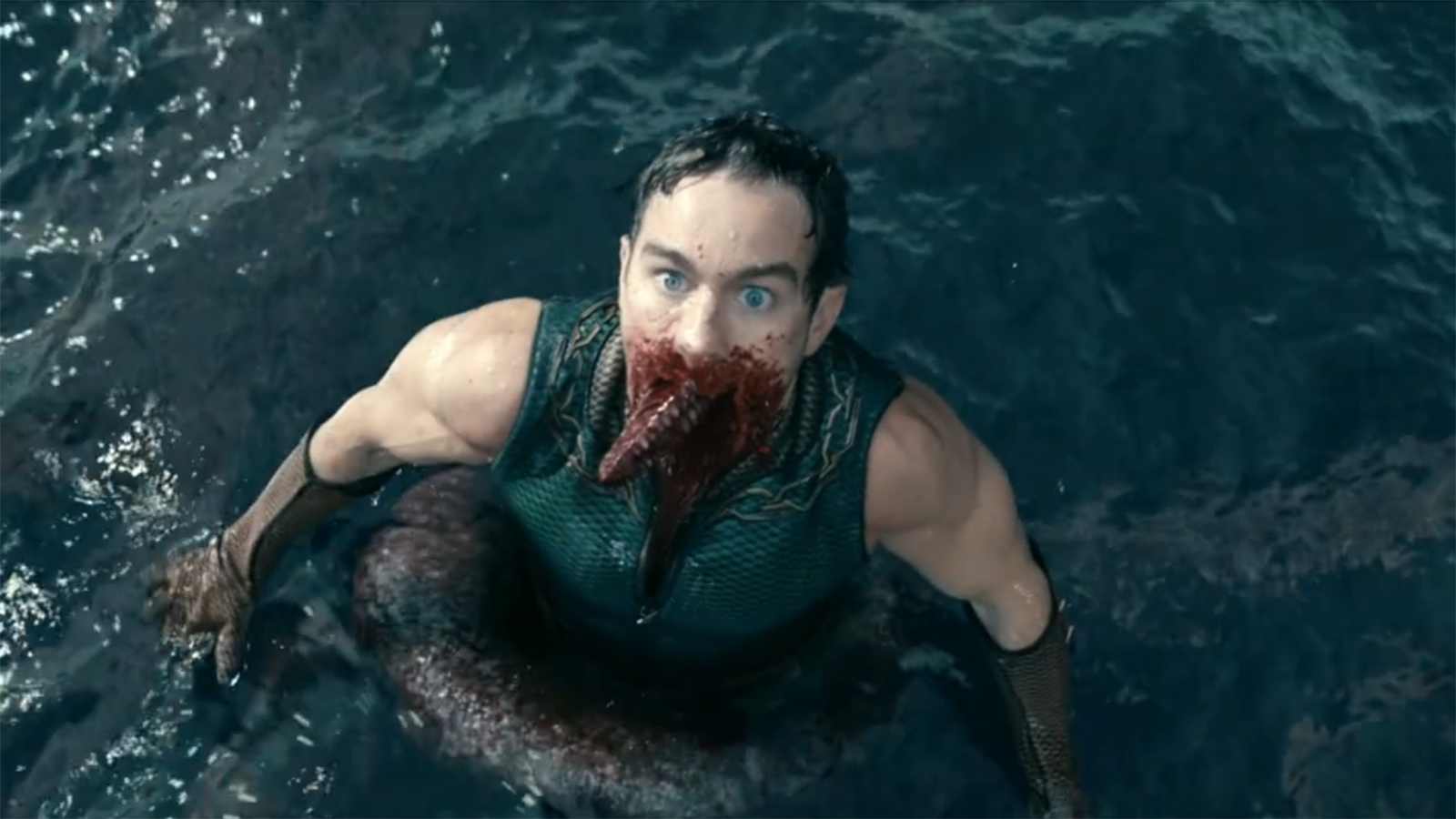 The Deep's mouth is pierced by a giant squid tentacle in The Boys season 5 episode 8