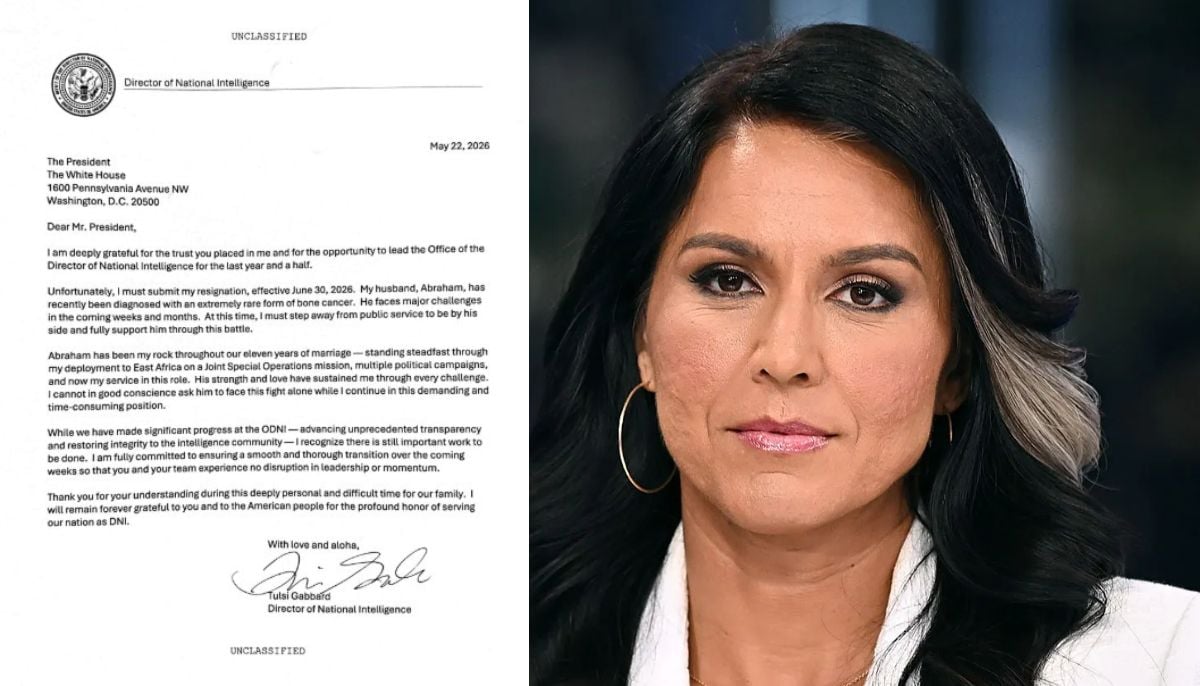 Tulsi Gabbard resigns as Director of National Intelligence