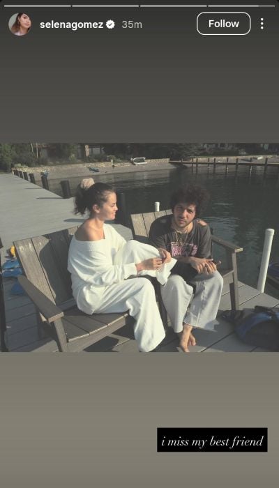 Selena Gomez shares emotional long-distance update with Benny Blanco