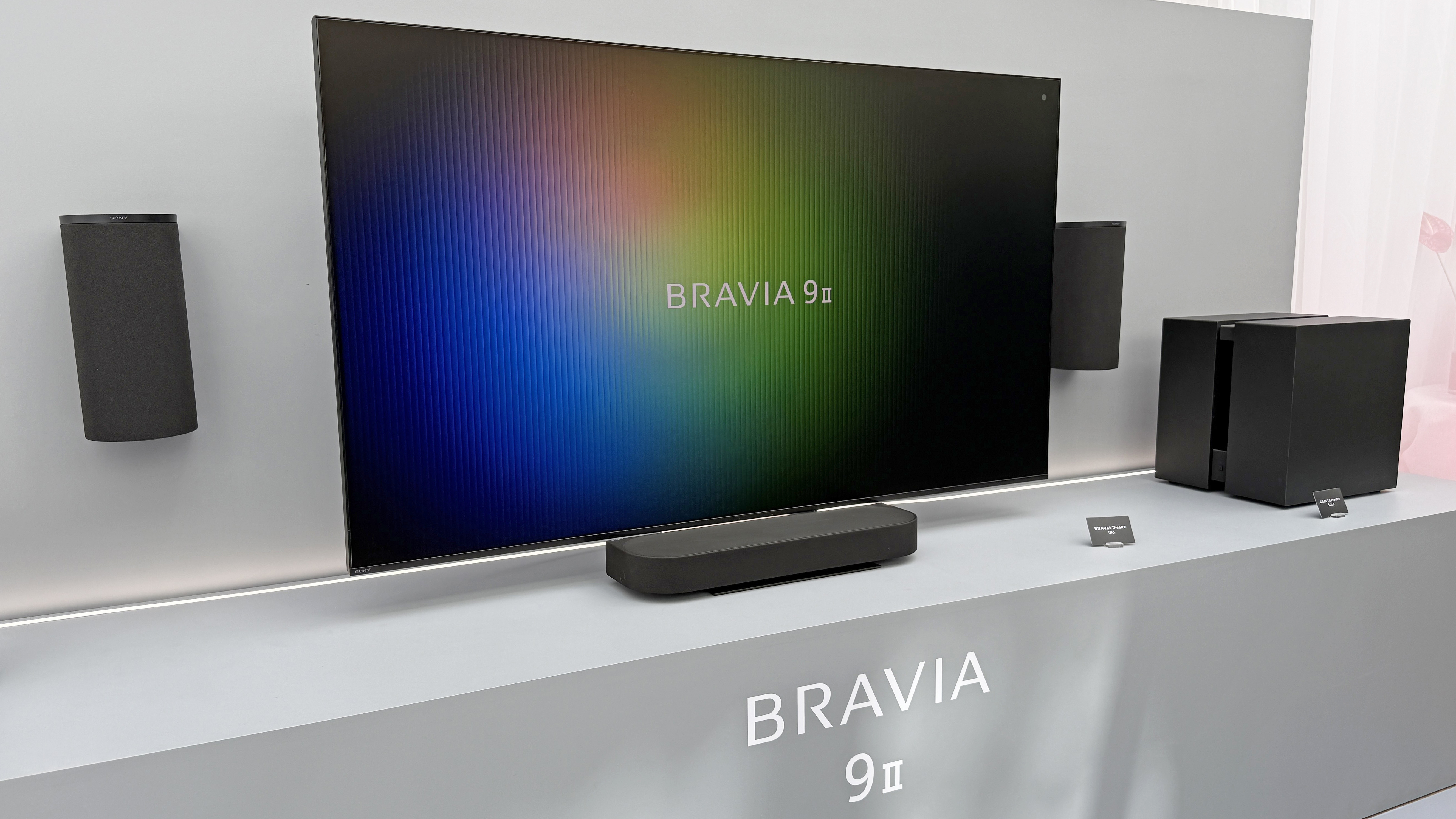 The Sony Bravia Theater Trio with a Sony Bravia 9 Mk II TV and the Sub 9