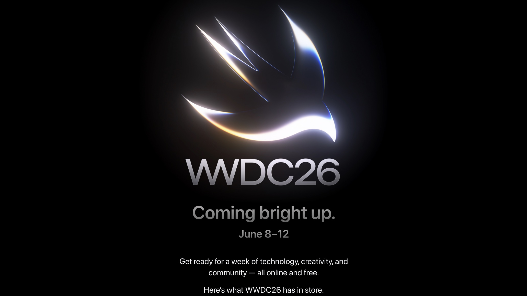 Apple WWDC 2026 coming soon a brilliant webpage